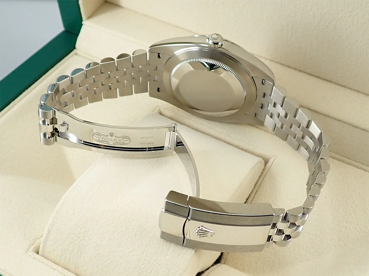 ロレックス デイトジャスト41 Ref.126334 ステンレススチール/ホワイトゴールド スレートローマン文字盤 ジュビリーブレスレット 未使用 00HTJUTJ - Image 7