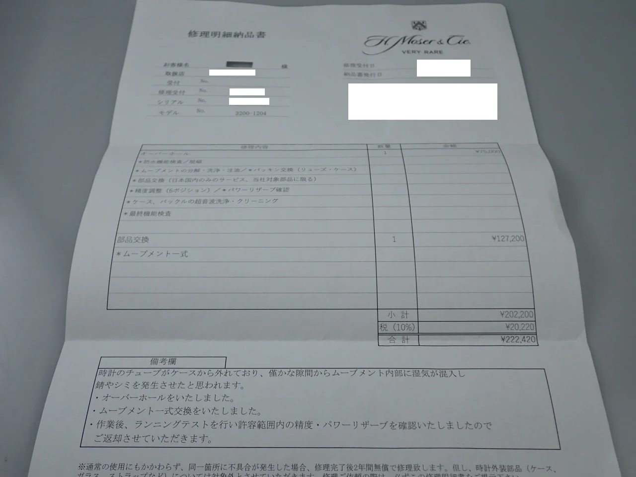 H.モーザー パイオニアセンターセコンド Ref.3200-1204 ブルー文字盤 美品 00YP69TF - Image 11