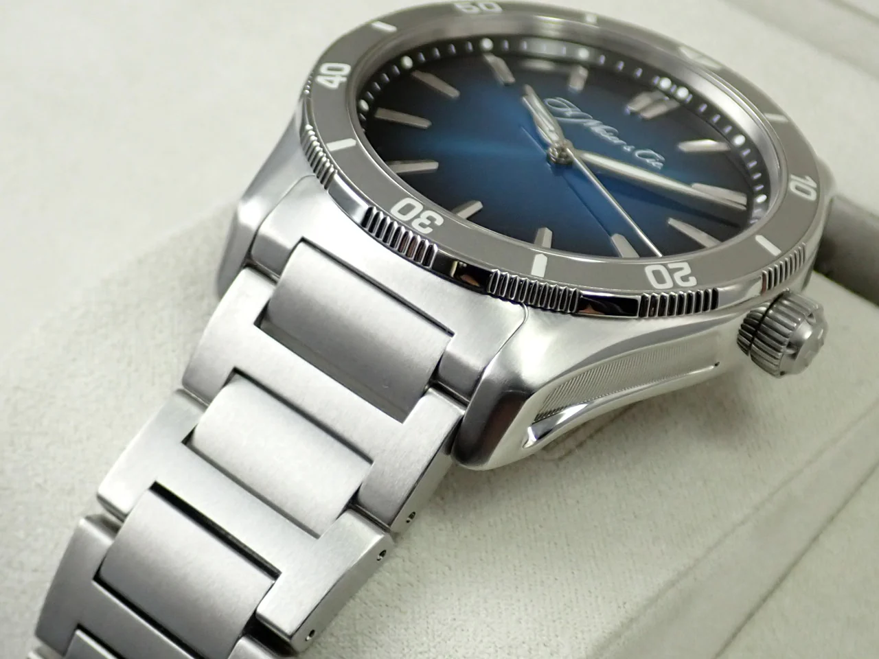 H.モーザー パイオニアセンターセコンド Ref.3200-1204 ブルー文字盤 美品 00YP69TF - Image 6