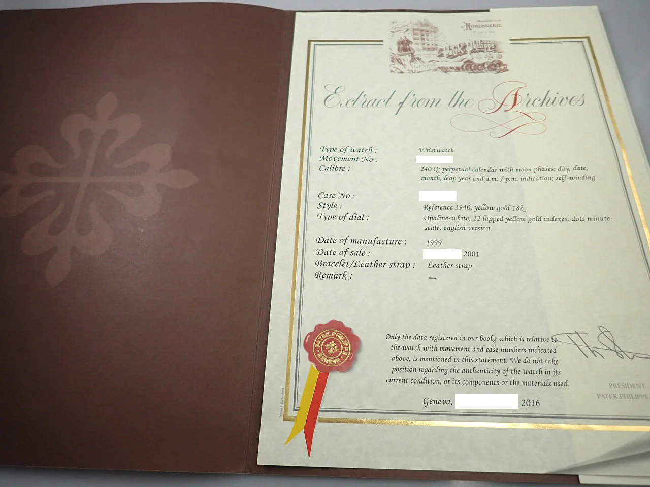 パテックフィリップ パーペチュアルカレンダー Ref.3940J-014 イエローゴールド シルバー文字盤 - Image 12