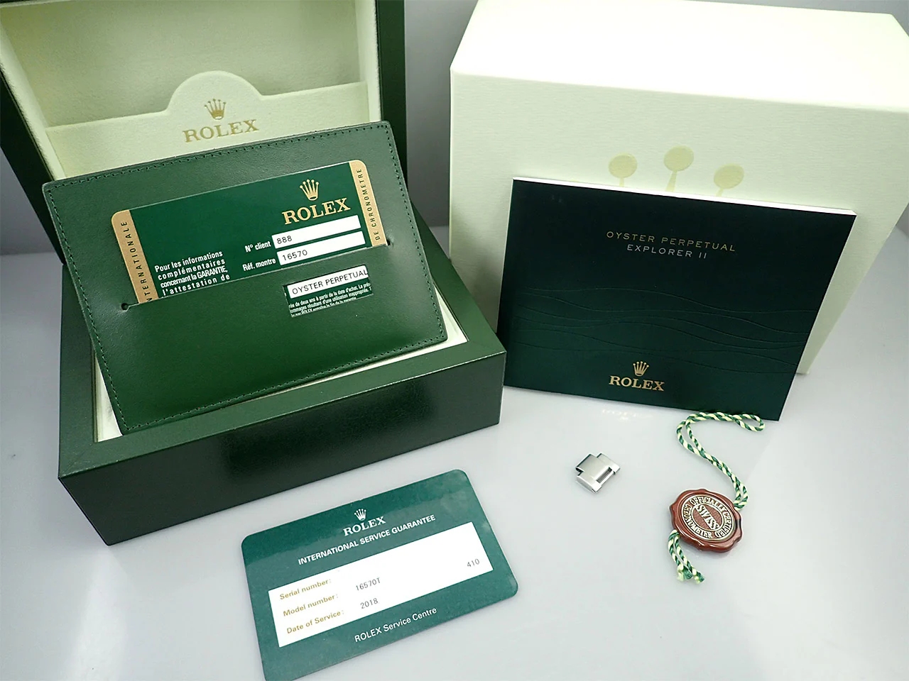 ロレックス エクスプローラーII Ref.16570 ステンレススチール ブラック文字盤 - Image 10