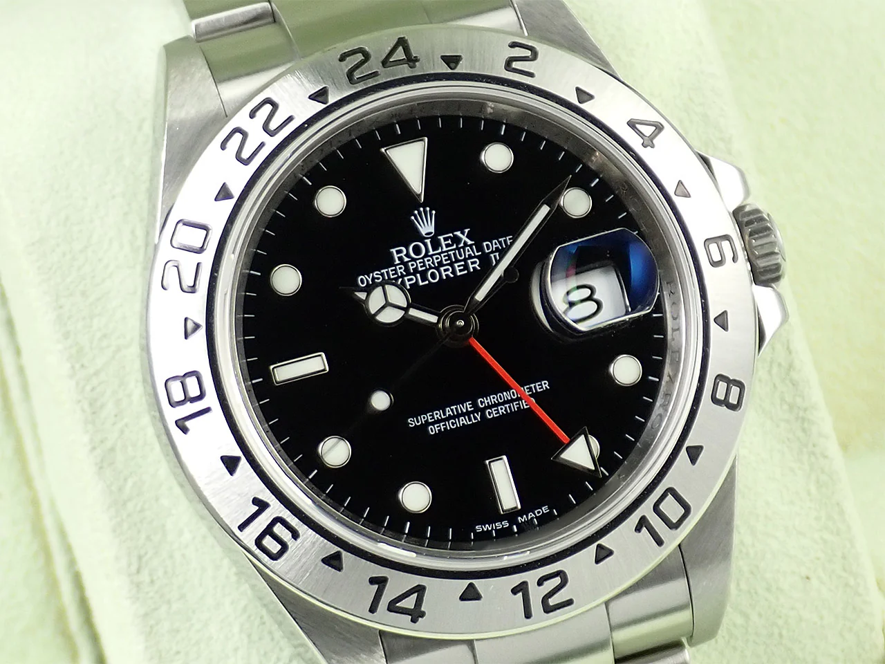 ロレックス エクスプローラーII Ref.16570 ステンレススチール ブラック文字盤 - Image 3
