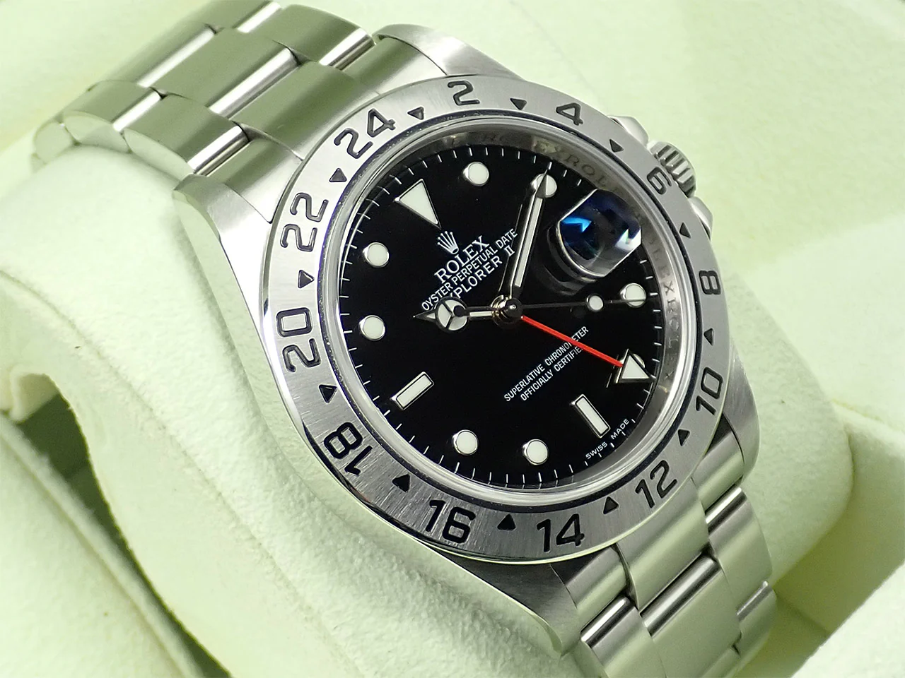 ロレックス エクスプローラーII Ref.16570 ステンレススチール ブラック文字盤 - Image 5
