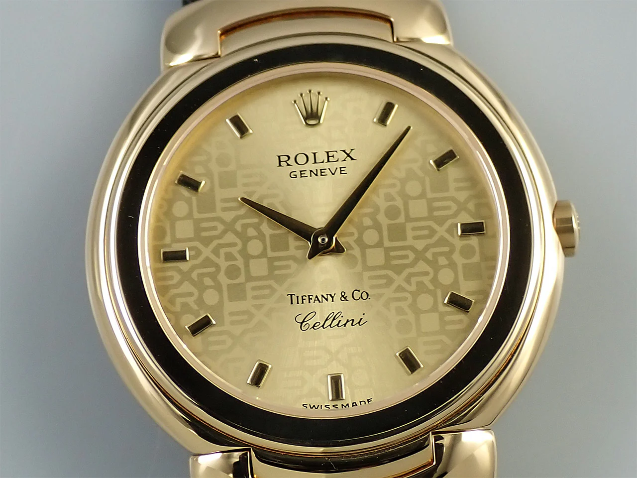 ロレックス チェリーニ Ref.6622 イエローゴールド シャンパンゴールドxコンピューター文字盤 0c395uaw - Image 3