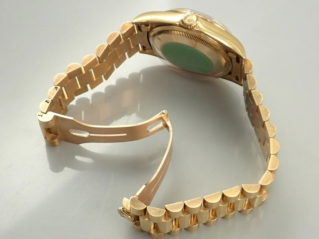 ロレックス デイデイト36 Ref.18238A イエローゴールド シャンパンゴールドx10Pダイヤ文字盤 - Image 8