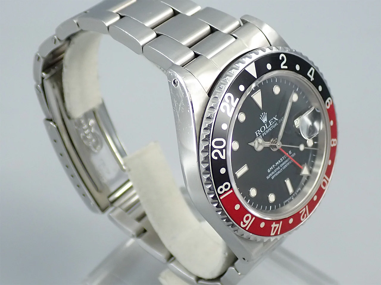 ロレックス GMTマスターII Ref.16760 ステンレススチール ブラック文字盤 オイスターブレスレット 中古 0JPYJAAW - Image 5