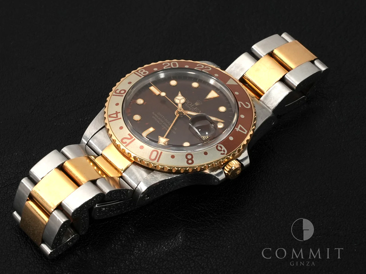 ロレックス GMTマスター Ref.16753 ステンレススチール/イエローゴールド ブラウン文字盤 オイスターブレスレット 中古 0K49Z71Z - Image 10