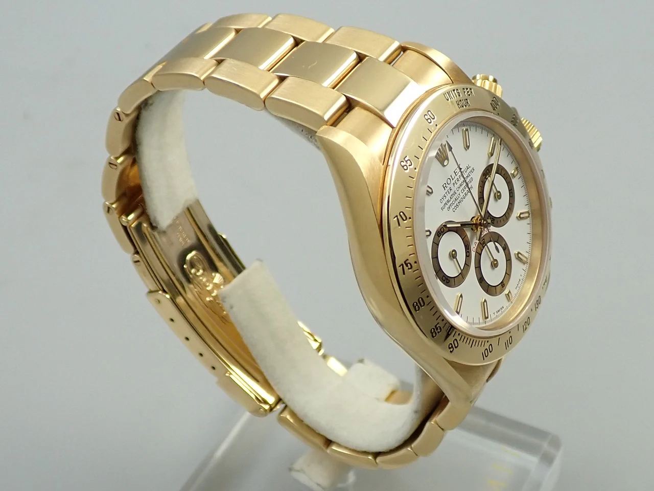 ロレックス デイトナ エルプリメロ Ref.16528 イエローゴールド ホワイト文字盤 - Image 5