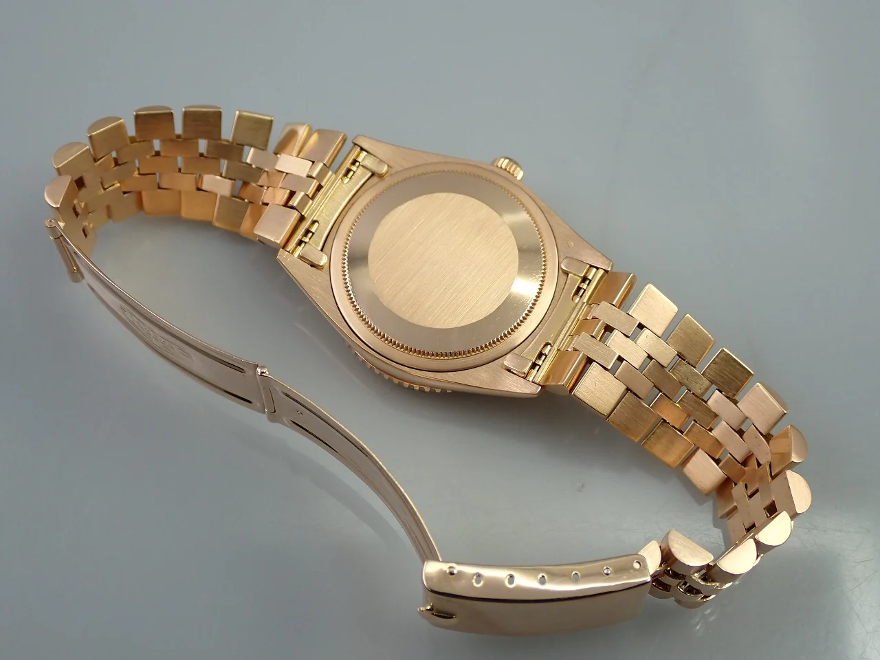 ロレックス デイトジャスト サンダーバード Ref.1625/5 ピンクゴールド シルバー文字盤 中古 0SWF0HVX ジュビリーブレスレット - Image 9