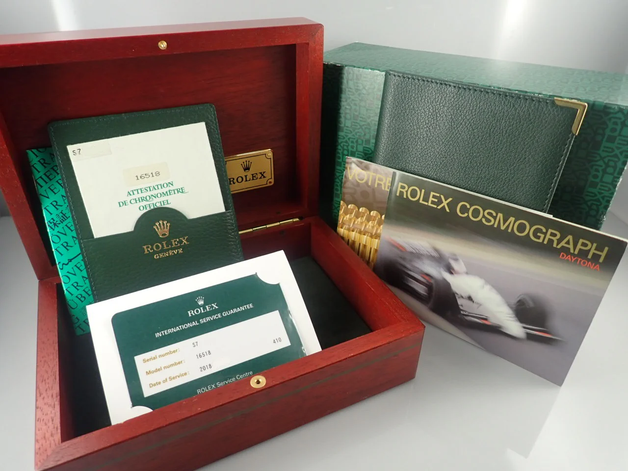 ロレックス デイトナ エルプリメロ Ref.16518G イエローゴールド ホワイト文字盤 - Image 9