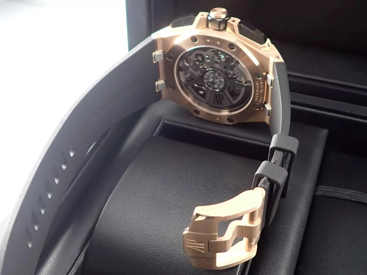 オーデマピゲ ロイヤルオーク オフショア クロノグラフ Ref.26420RO.OO.A002CA.01 ピンクゴールド ブラック文字盤 - Image 7