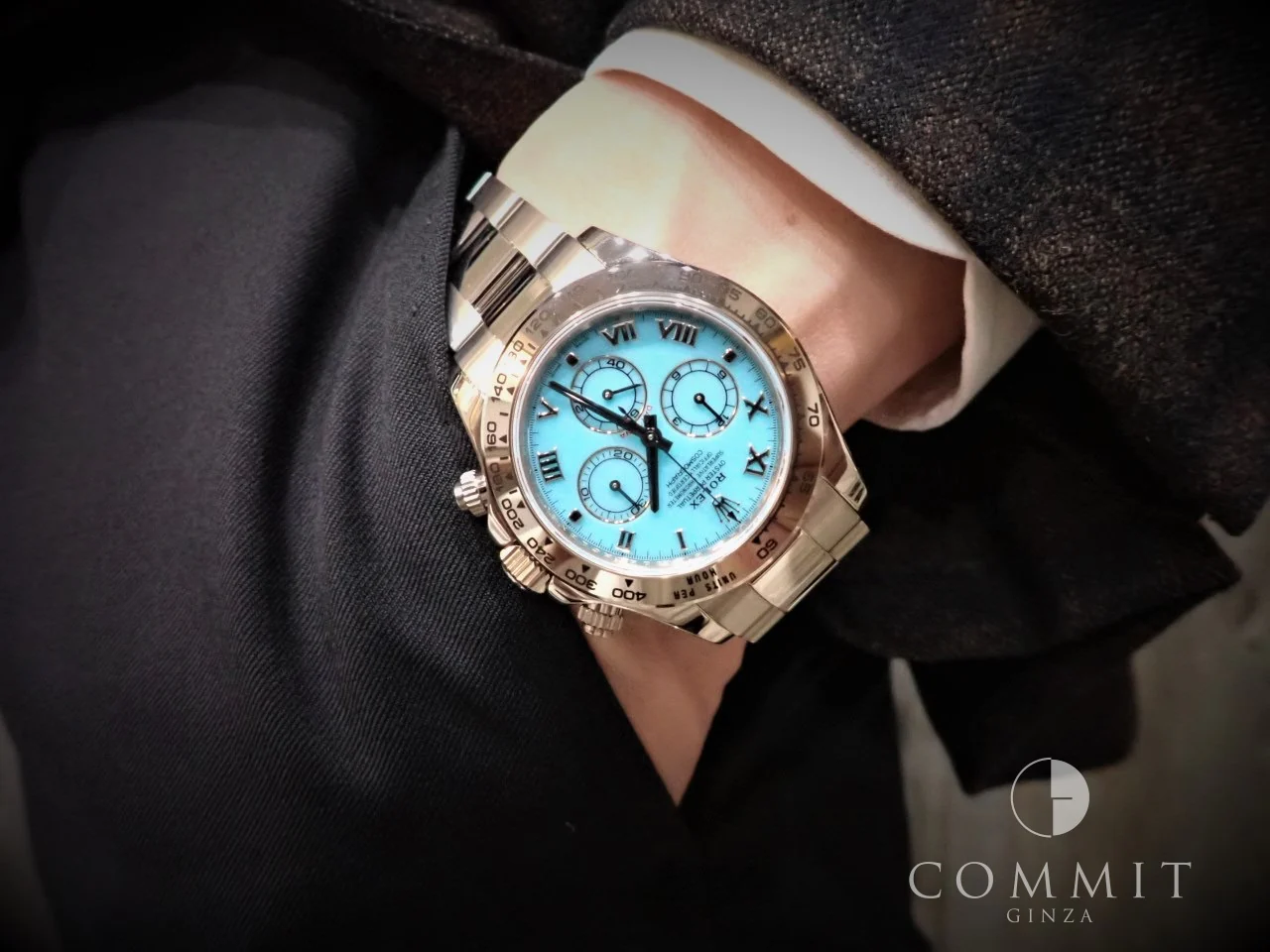 ロレックス デイトナ Ref.116509 ホワイトゴールド ターコイズ文字盤 - Image 11