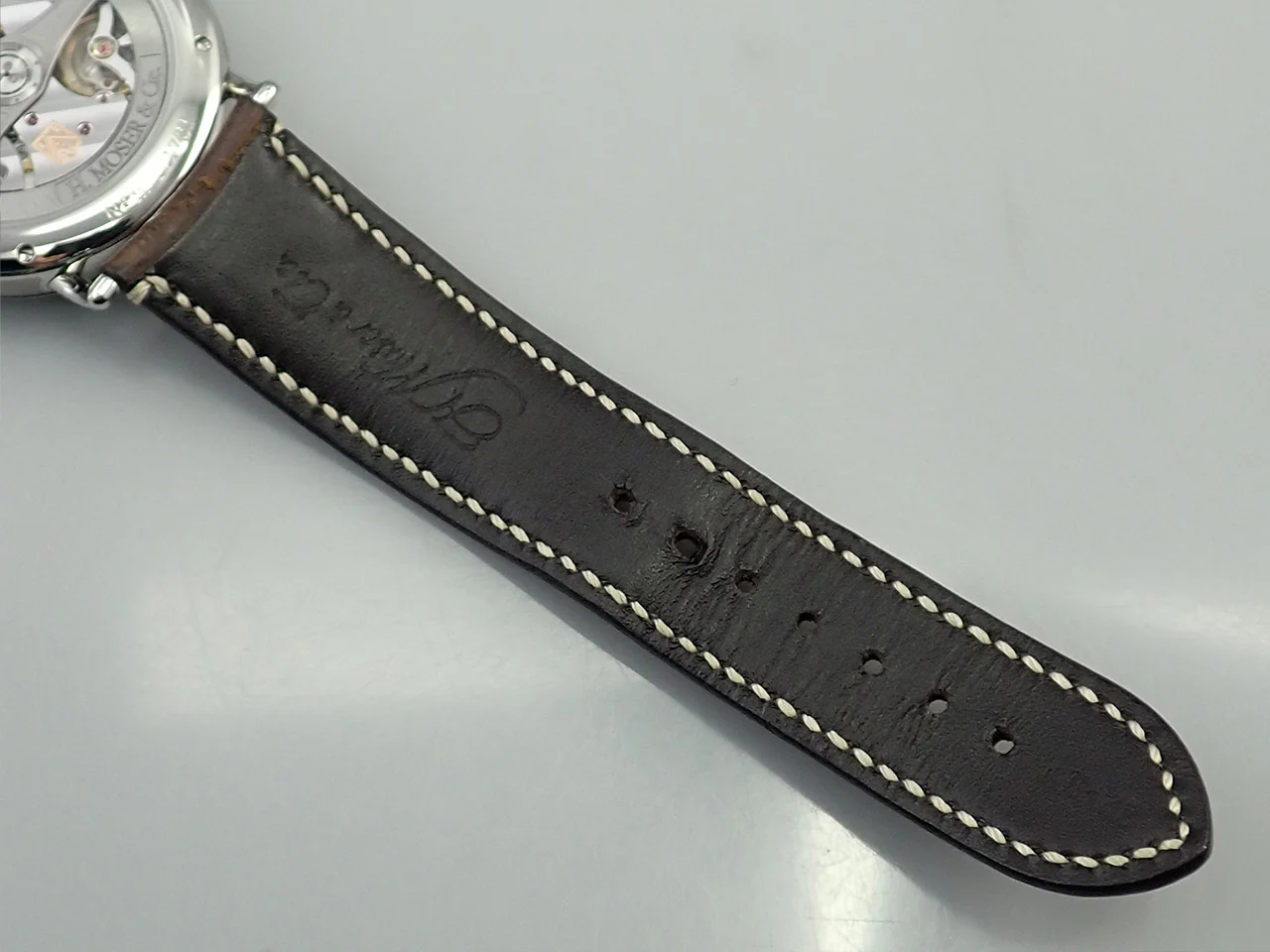 H.モーザー ヘリテージ・センターセコンド　ファンキーブルー Ref.8200-1201 ファンキーブルー フュメ文字盤 中古 10ZMS2LT - Image 10