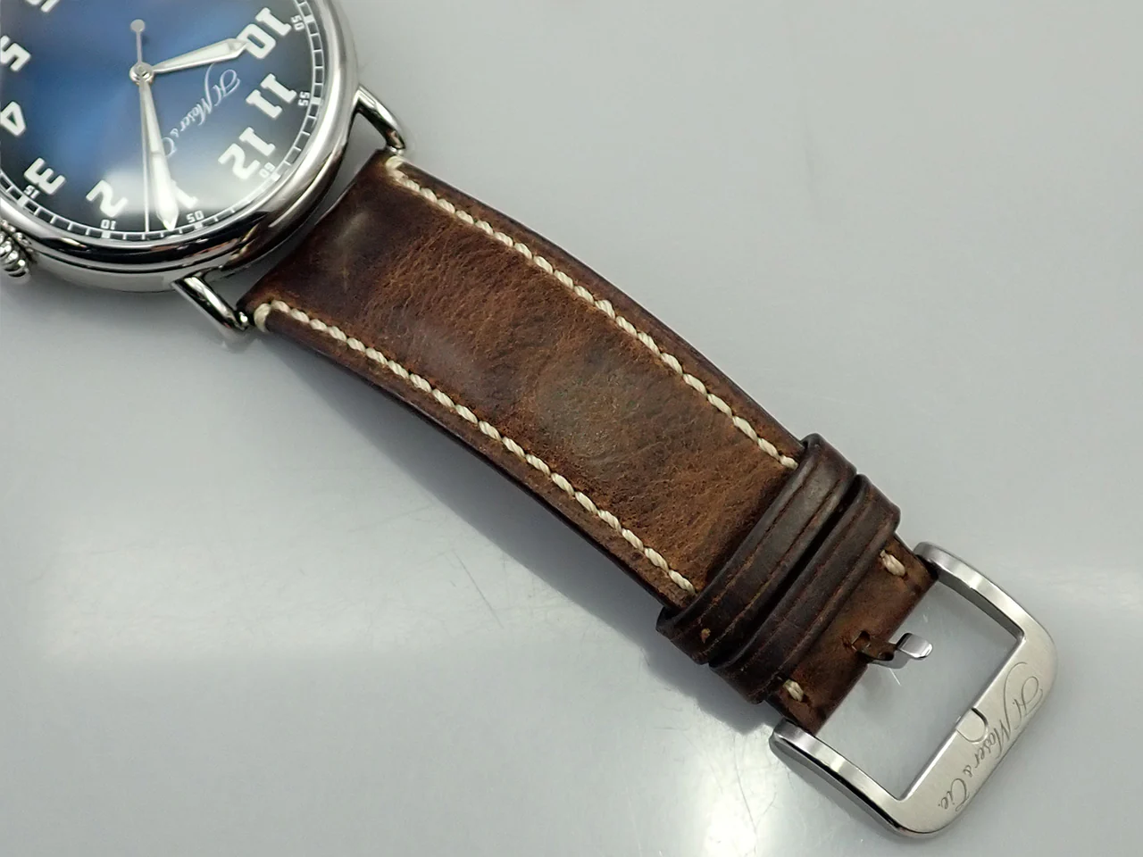 H.モーザー ヘリテージ・センターセコンド　ファンキーブルー Ref.8200-1201 ファンキーブルー フュメ文字盤 中古 10ZMS2LT - Image 7