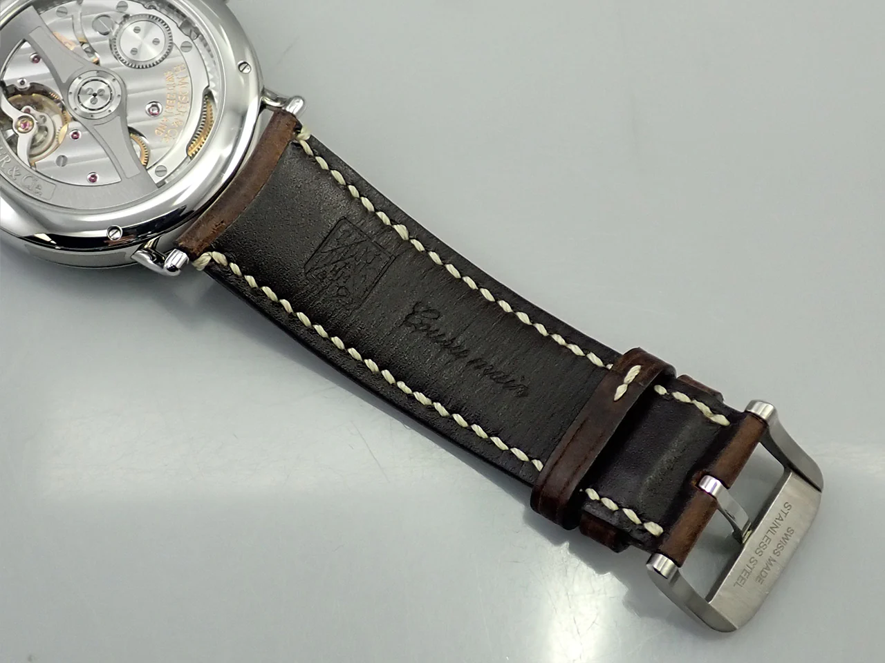 H.モーザー ヘリテージ・センターセコンド　ファンキーブルー Ref.8200-1201 ファンキーブルー フュメ文字盤 中古 10ZMS2LT - Image 8