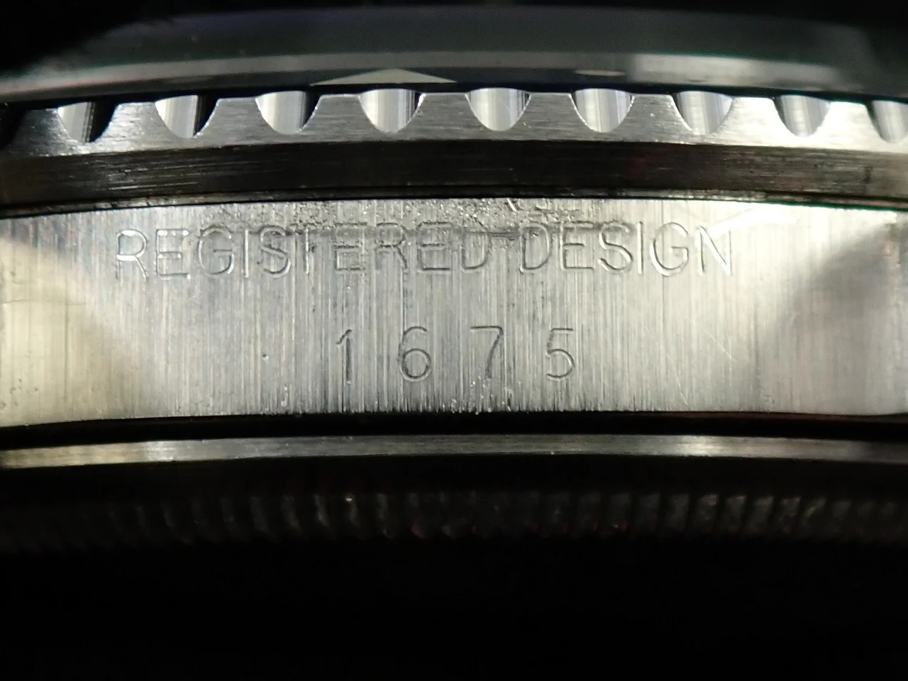 ロレックス GMTマスター Ref.1675 ステンレススチール ブラック文字盤 オイスターブレスレット - Image 11