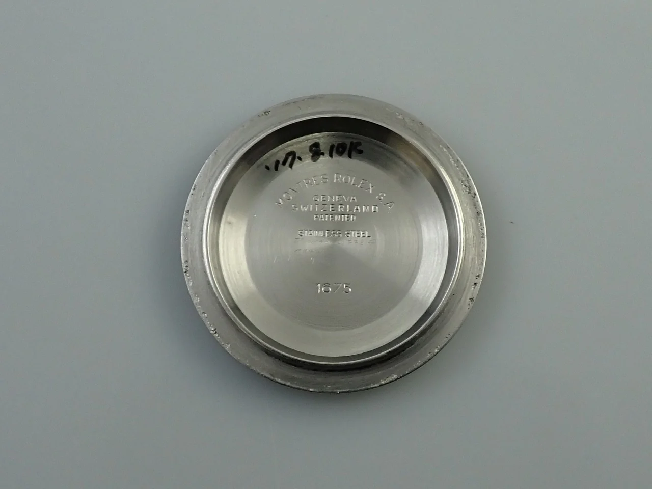 ロレックス GMTマスター Ref.1675 ステンレススチール ブラック文字盤 オイスターブレスレット - Image 14