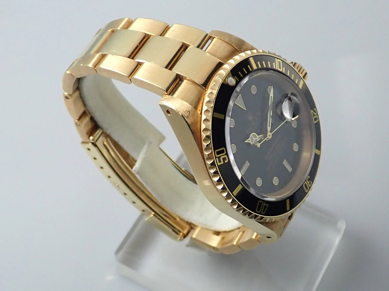 ロレックス サブマリーナー デイト Ref.16618 イエローゴールド ブラック文字盤 - Image 4