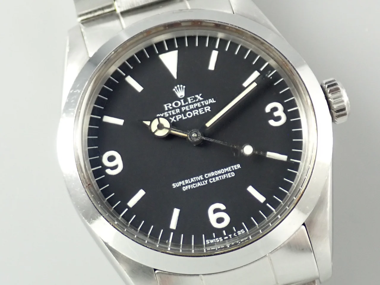 ロレックス エクスプローラーI Ref.1016 ステンレススチール ブラック文字盤 - Image 3