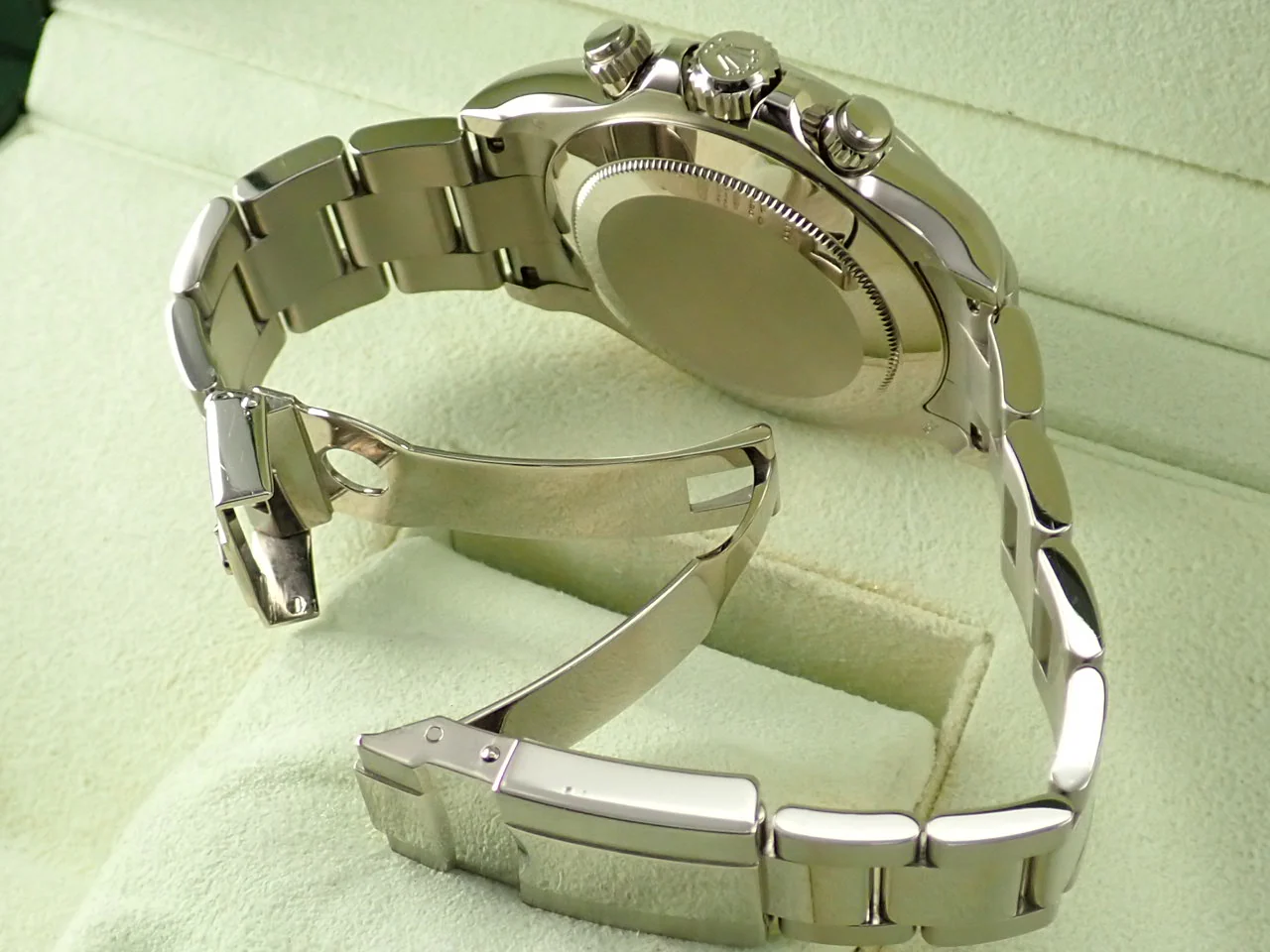 ロレックス デイトナ Ref.116509 ホワイトゴールド クリソプレーズ文字盤 - Image 8