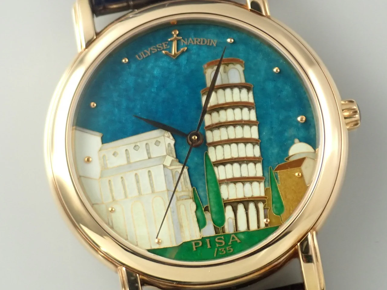 ユリスナルダン サンマルコ クロワゾネ PISA Ref.136-77-9/PISA クロワゾネ文字盤 中古 1S7CFRCT - Image 3