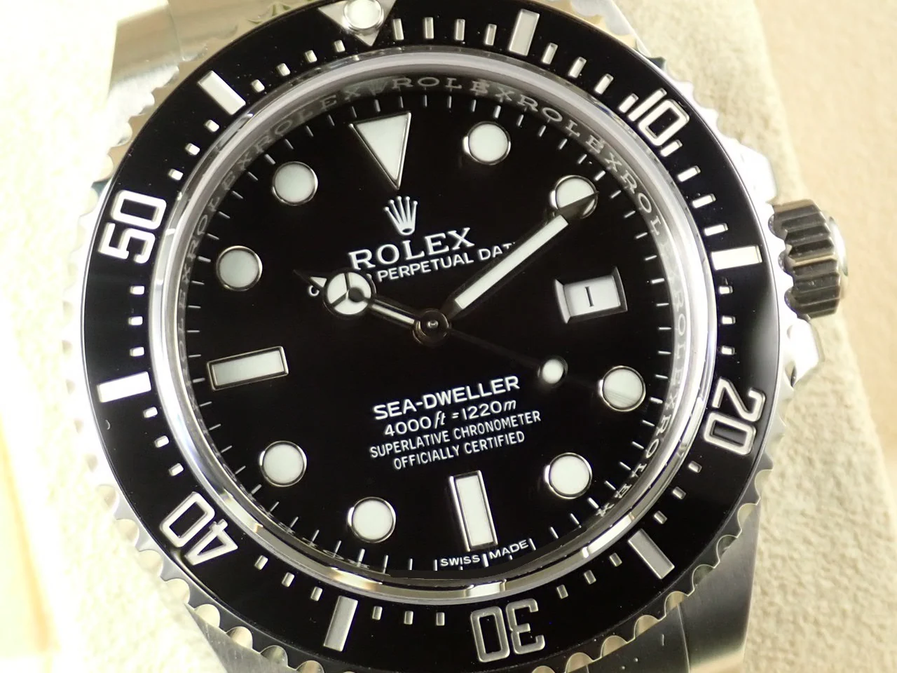 ロレックス シードゥエラー 4000 Ref.116600 ステンレススチール ブラック文字盤 - Image 3