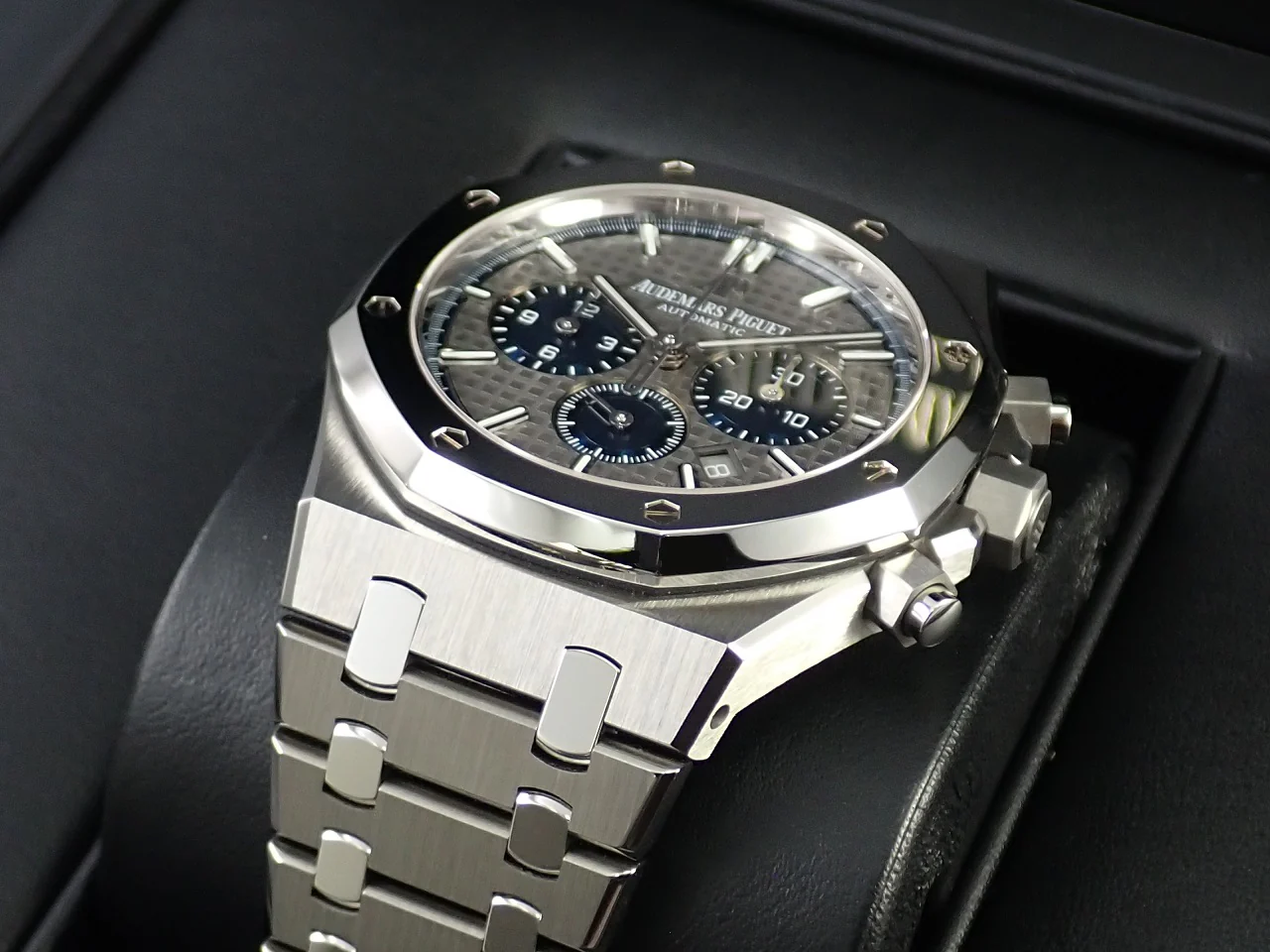 オーデマピゲ ロイヤルオーク クロノグラフ Ref.26331IP.OO.1220IP.01 チタン/プラチナ スレートグレー×ブルー文字盤 - Image 6