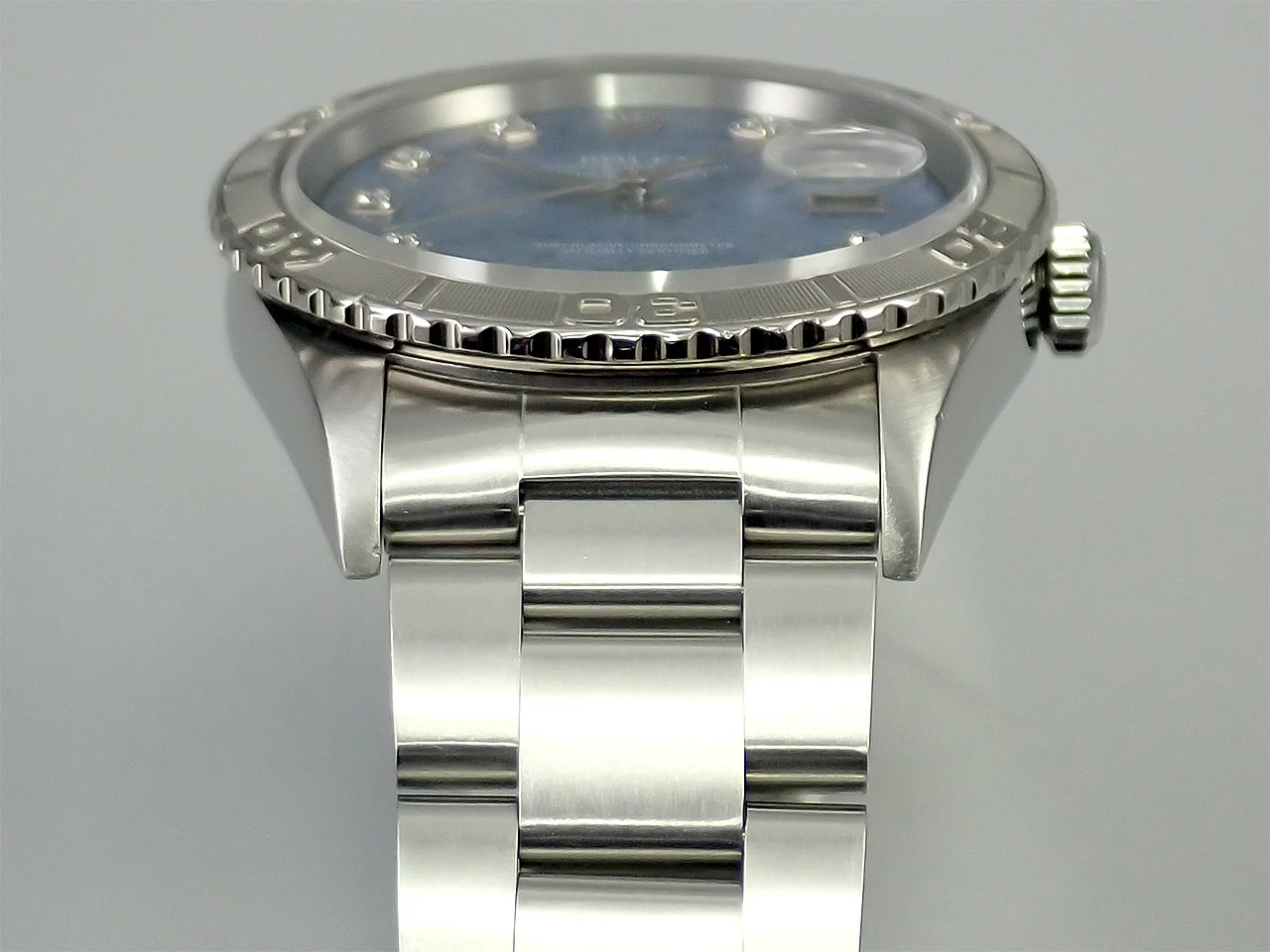 ロレックス デイトジャスト Ref.16264 ステンレススチール/ホワイトゴールド ソーダライトx10Pダイヤ文字盤 - Image 6