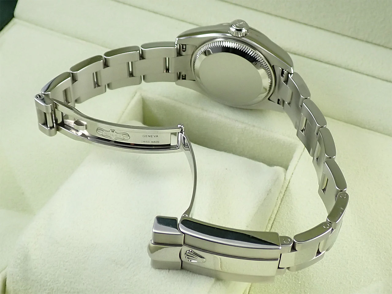 ロレックス デイトジャスト Ref.179174 ステンレススチール/ホワイトゴールド ブラックシェル文字盤 中古 1Y1UA816 - Image 9