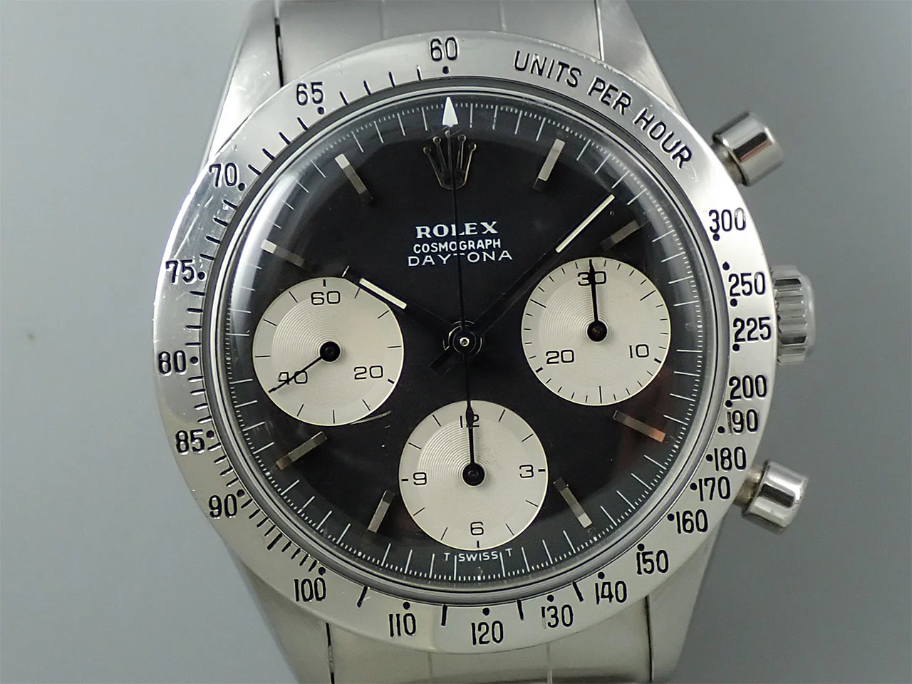 ロレックス デイトナ Ref.6239 ステンレススチール ブラック文字盤 - Image 3
