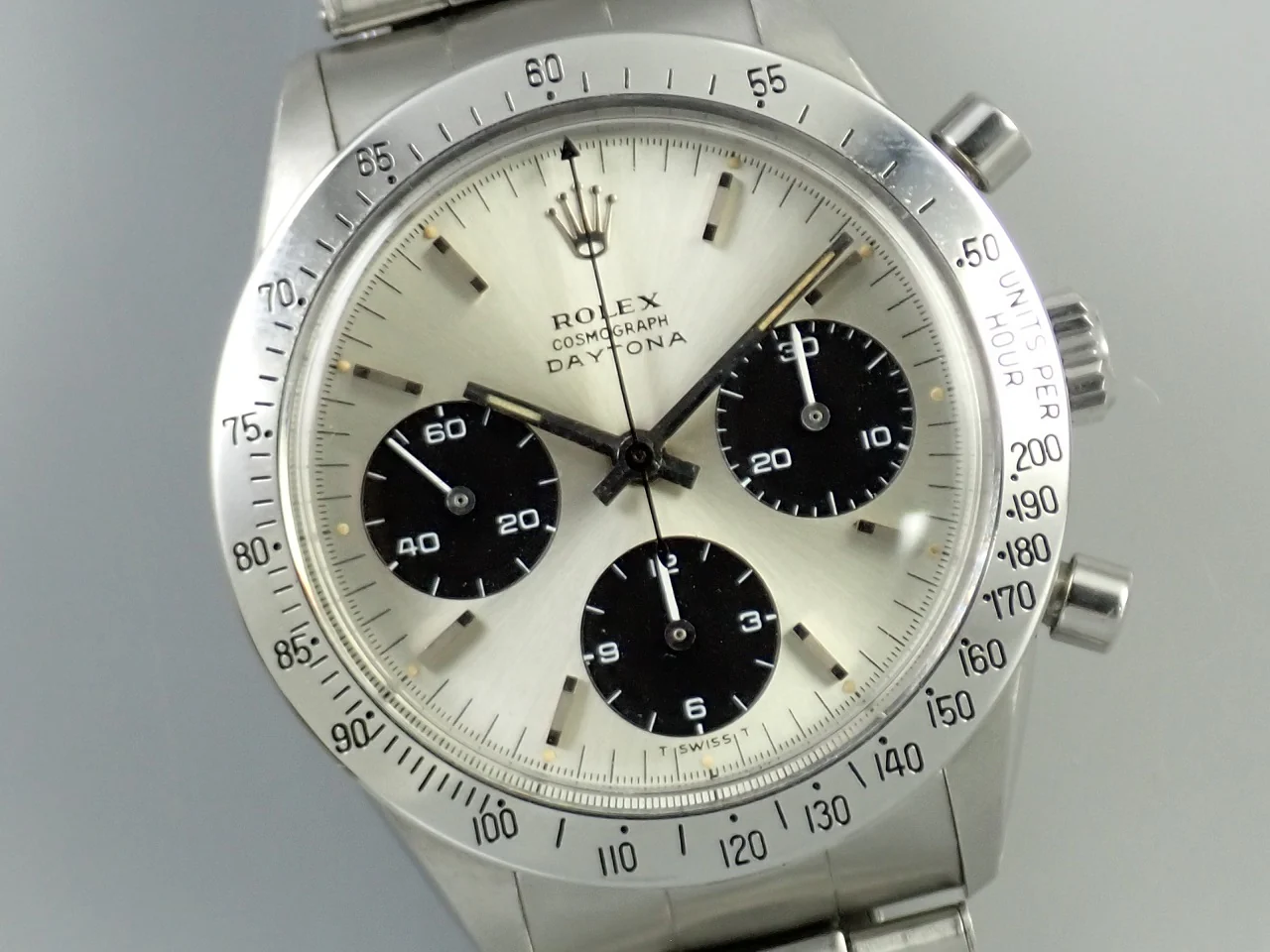 ロレックス デイトナ Ref.6239 ステンレススチール シルバー文字盤 - Image 3