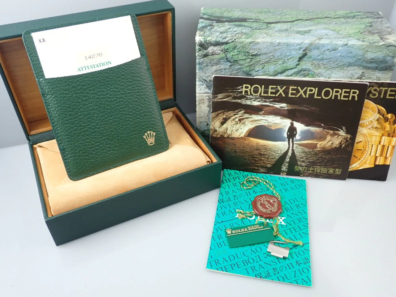 ロレックス エクスプローラーI Ref.14270 ステンレススチール ブラック文字盤 - Image 10