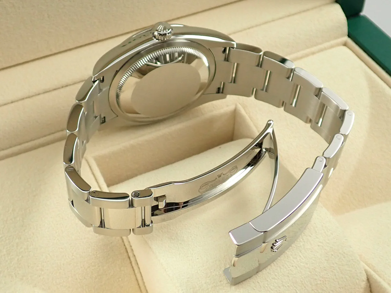 ロレックス デイトジャスト36 Ref.126200 ステンレススチール ブルー フルーテッドモチーフ文字盤 オイスターブレスレット 中古 26F14L74 - Image 7