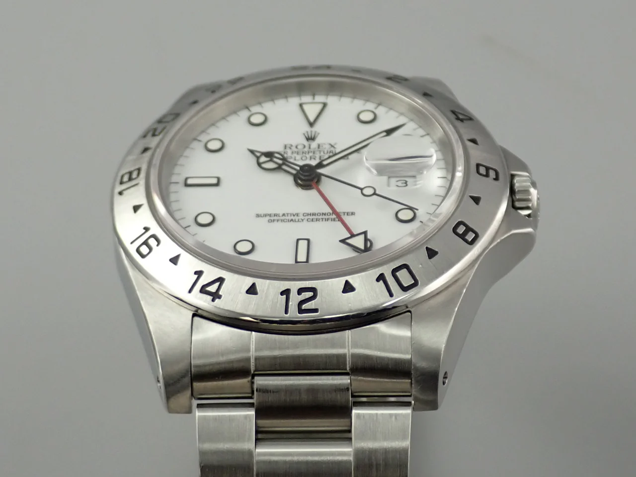 ロレックス エクスプローラーII Ref.16570 ステンレススチール ホワイト文字盤 - Image 6