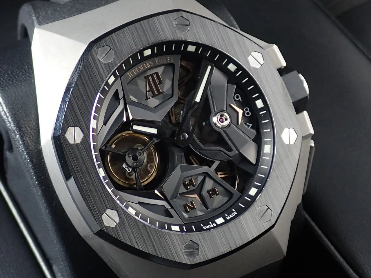オーデマピゲ ロイヤルオーク コンセプト フライング トゥールビヨン GMT Ref.26589IO.OO.D002CA.01 チタン ブラック文字盤 - Image 3