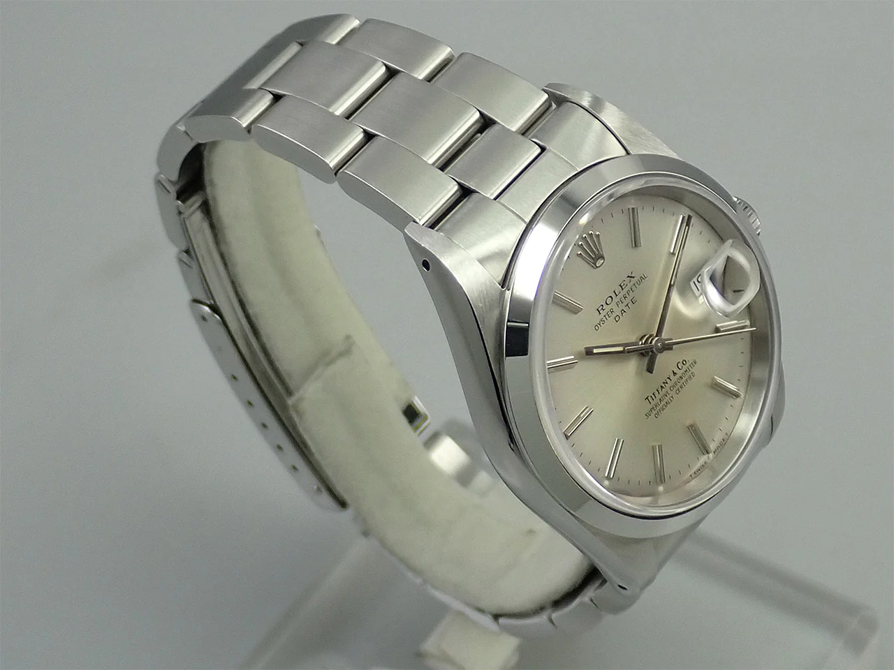 ロレックス オイスターパーペチュアル デイト TIFFANY＆CO. Ref.15200 ステンレススチール シルバー文字盤 - Image 5