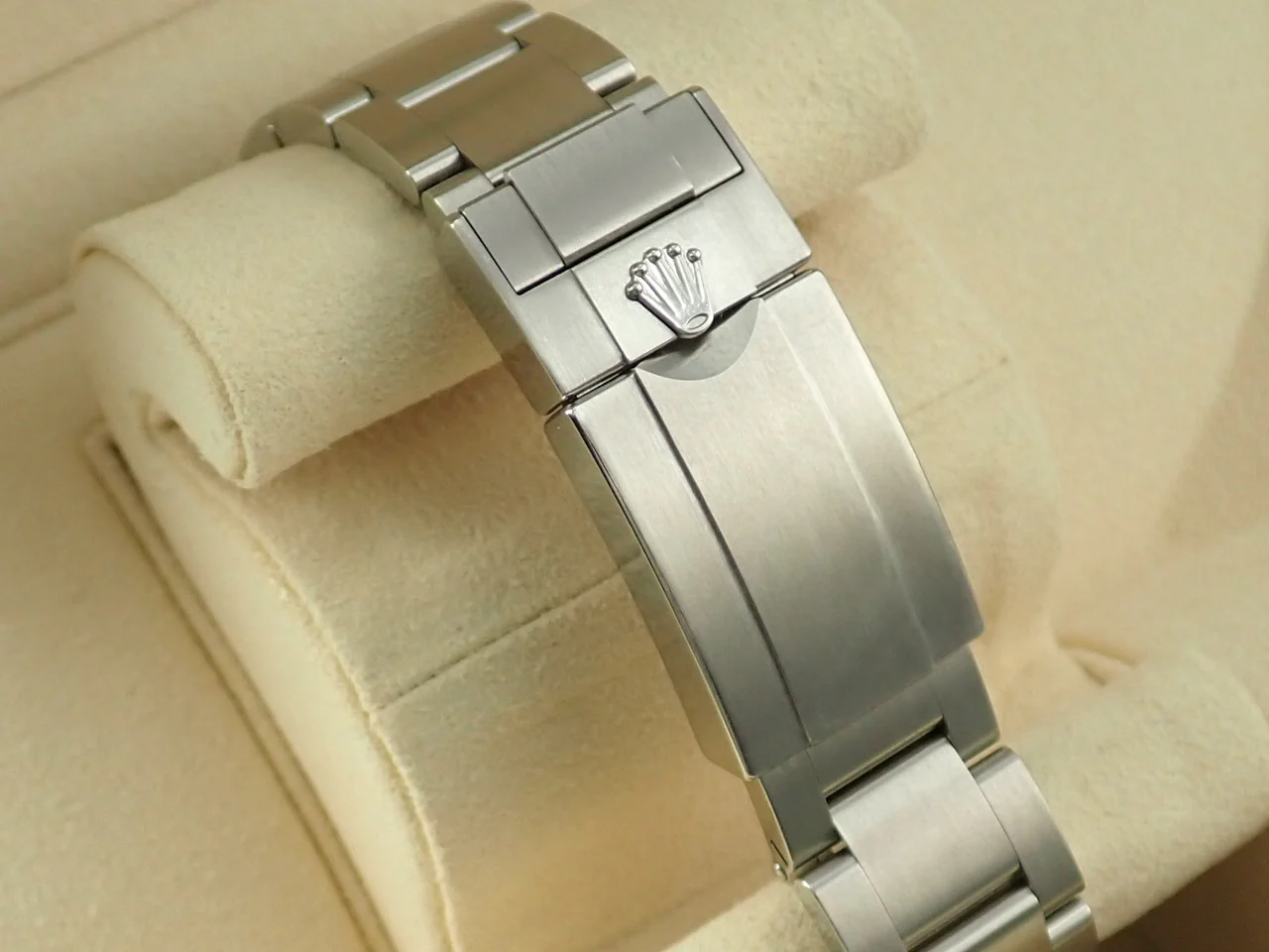 ロレックス エクスプローラーI 鏡面ブラックアウト Ref.214270 ステンレススチール ブラック文字盤 - Image 7