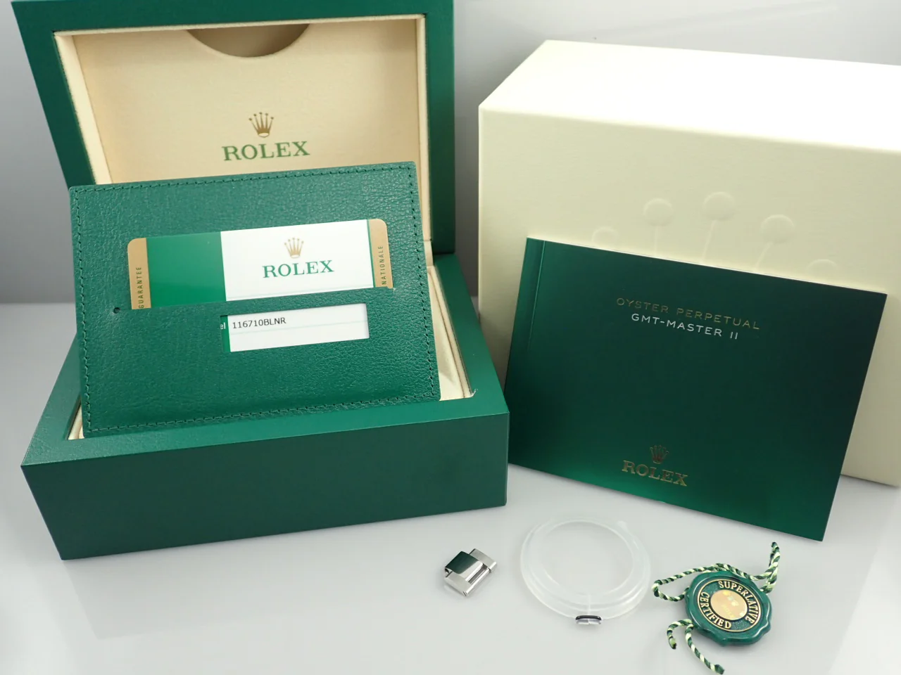 ロレックス GMTマスターII Ref.116710BLNR ステンレススチール ブラック文字盤 オイスターブレスレット - Image 8