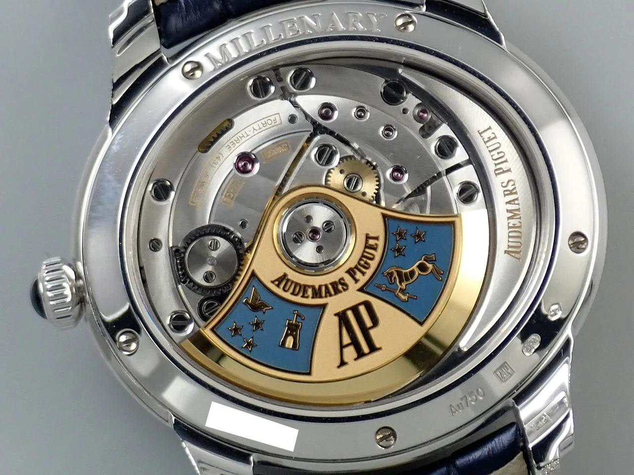 オーデマピゲ ミレネリー フロステッドゴールド フィロソフィーク Ref.77266BC.GG.A326CR.01 ホワイトゴールド ブルー文字盤 - Image 7