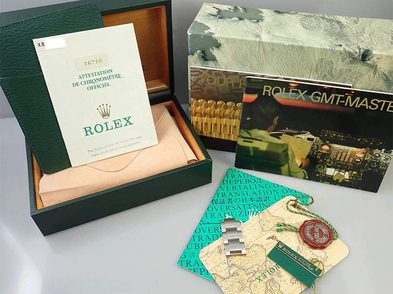 ロレックス GMTマスターII Ref.16710 ステンレススチール ブラック文字盤 オイスターブレスレット - Image 10