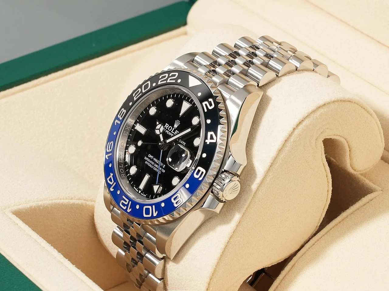 ロレックス GMTマスターII Ref.126710BLNR ステンレススチール ブラック文字盤 ジュビリーブレスレット 美品 3261S725 - Image 4