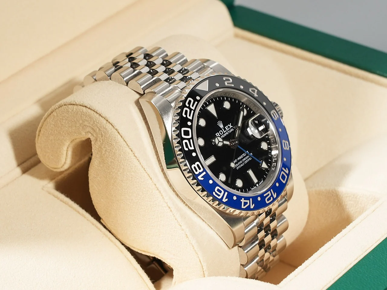 ロレックス GMTマスターII Ref.126710BLNR ステンレススチール ブラック文字盤 ジュビリーブレスレット 美品 3261S725 - Image 5
