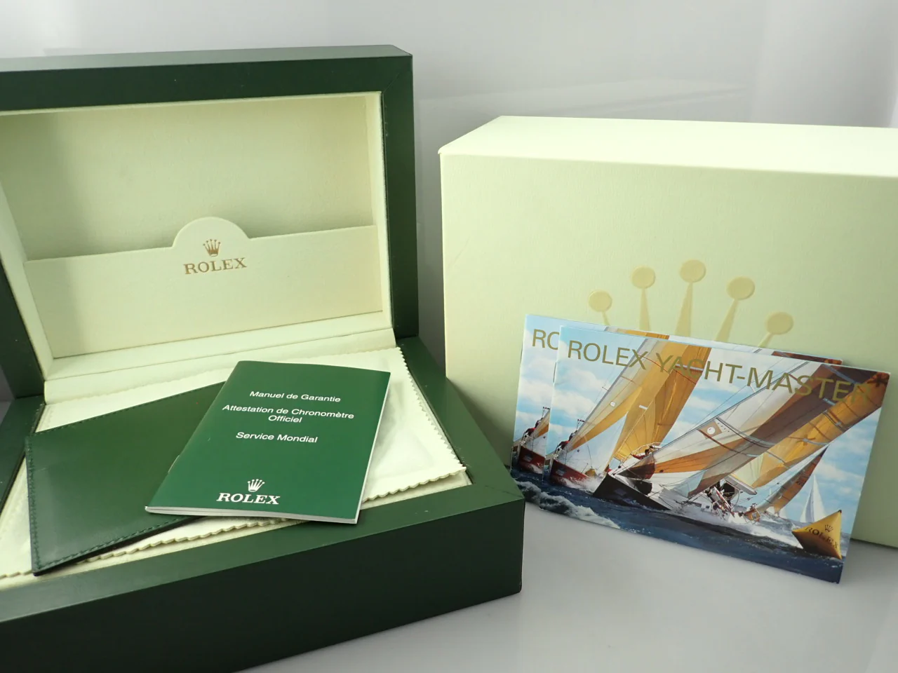 ロレックス ヨットマスター40 Ref.16628 イエローゴールド ブルー文字盤 - Image 10