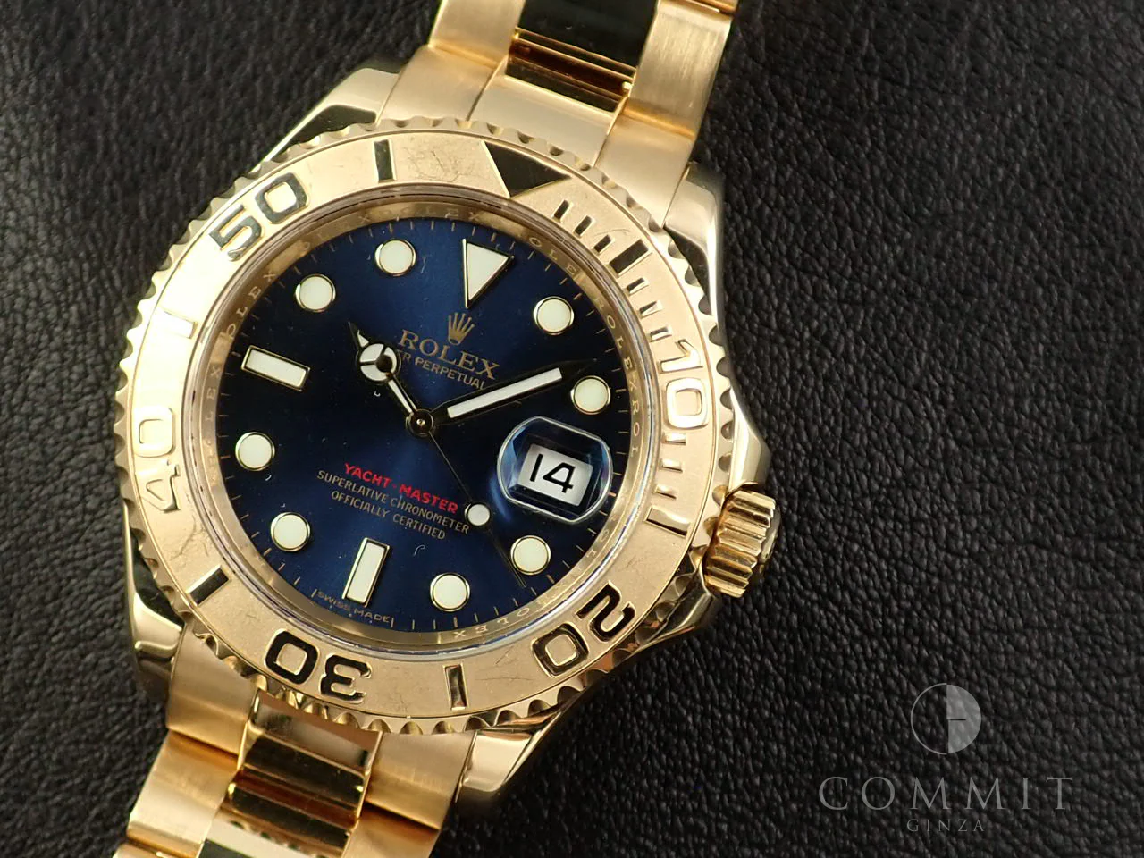 ロレックス ヨットマスター40 Ref.16628 イエローゴールド ブルー文字盤 - Image 11