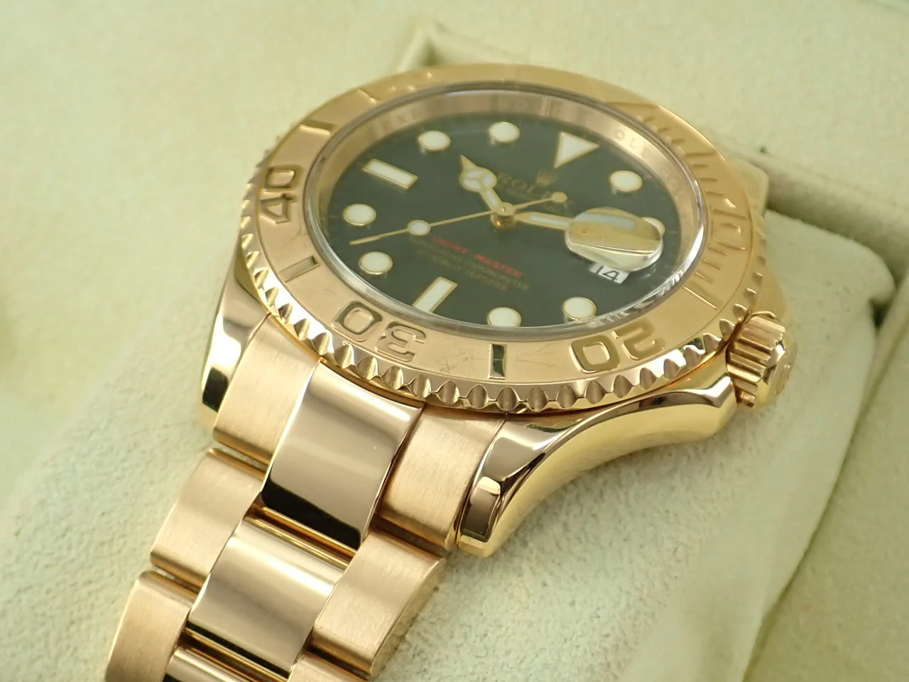 ロレックス ヨットマスター40 Ref.16628 イエローゴールド ブルー文字盤 - Image 6