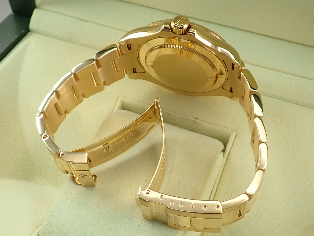 ロレックス ヨットマスター40 Ref.16628 イエローゴールド ブルー文字盤 - Image 8