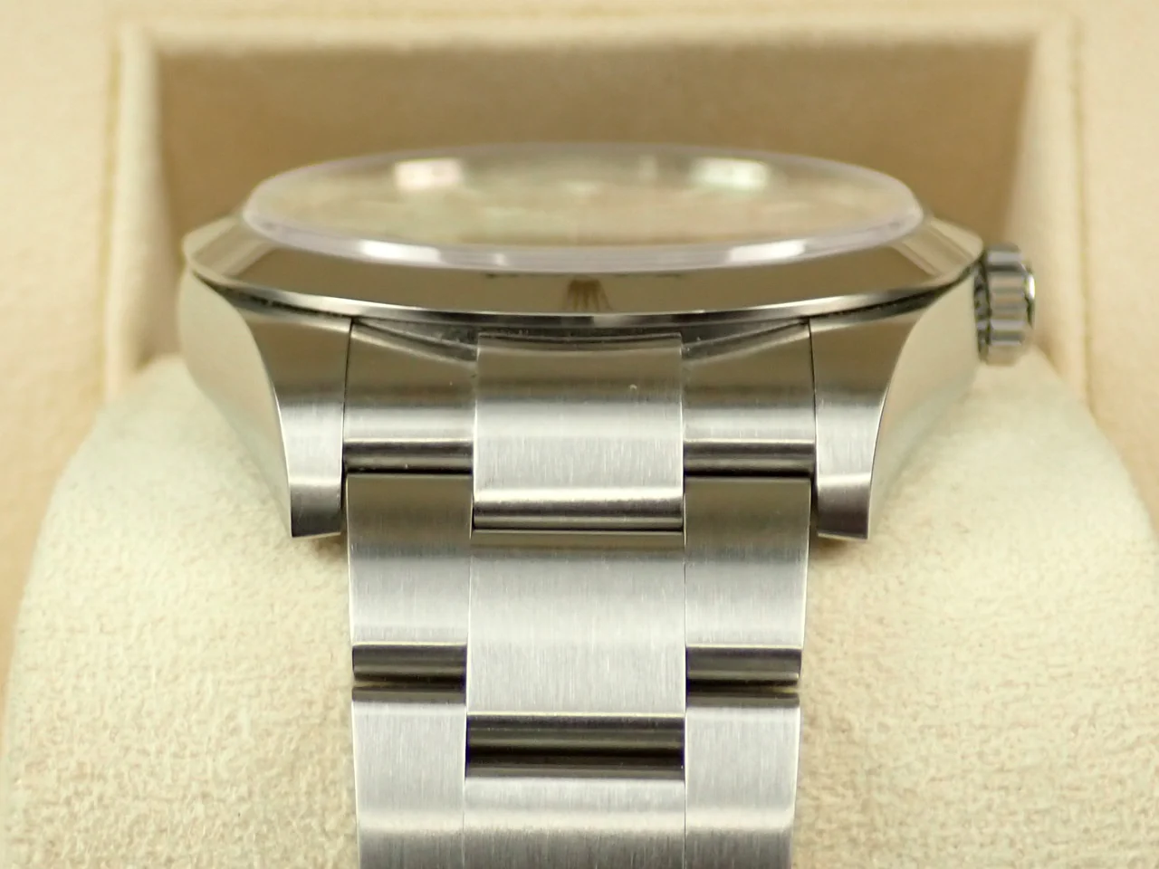 ロレックス エクスプローラーI 鏡面ブラックアウト Ref.214270 ステンレススチール ブラック文字盤 - Image 6