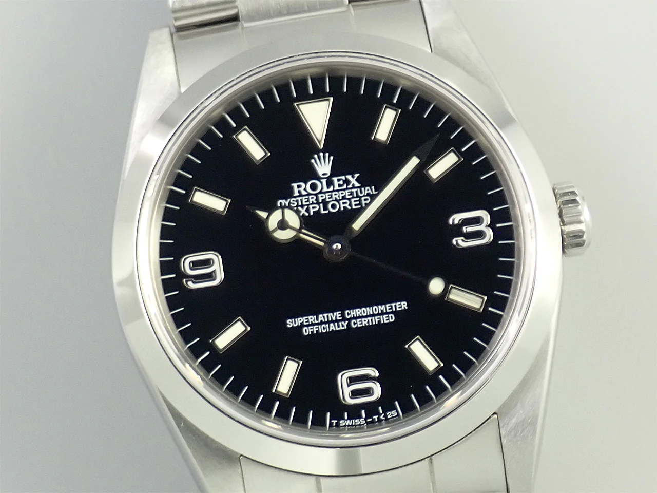ロレックス エクスプローラーI Ref.14270 ステンレススチール ブラック文字盤 - Image 3