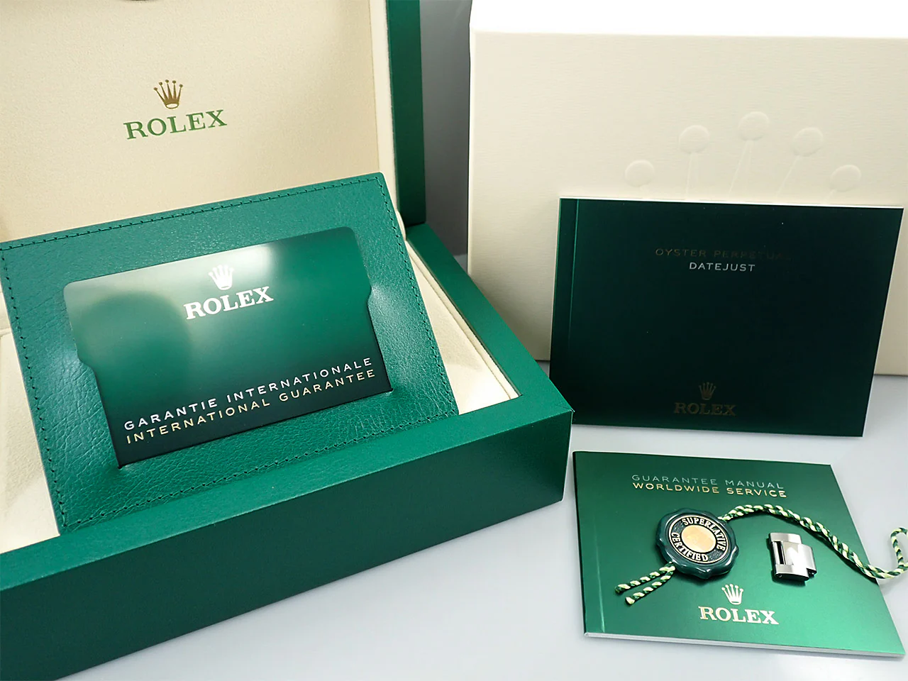 ロレックス デイトジャスト36 Ref.126234G ステンレススチール/ホワイトゴールド ブライトブルー フルーテッドモチーフx10Pダイヤ文字盤 オイスターブレスレット 未使用 377T6X7K - Image 8