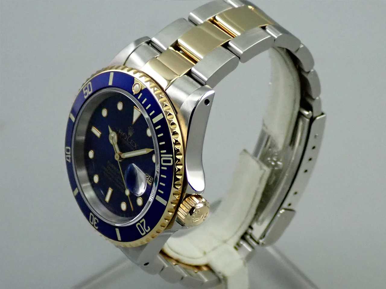 ロレックス サブマリーナー デイト Ref.16613 ステンレススチール/イエローゴールド ブルー文字盤 - Image 4